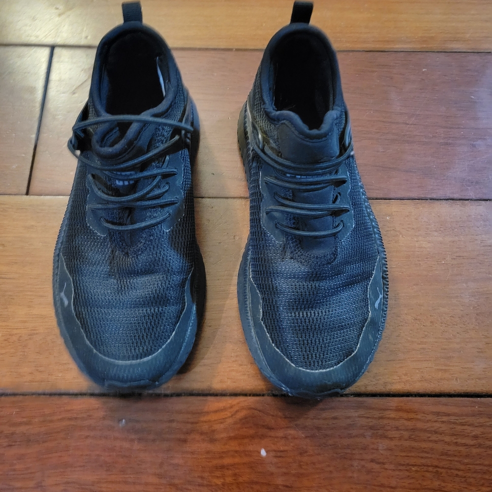 Kids Black Athletic Shoes